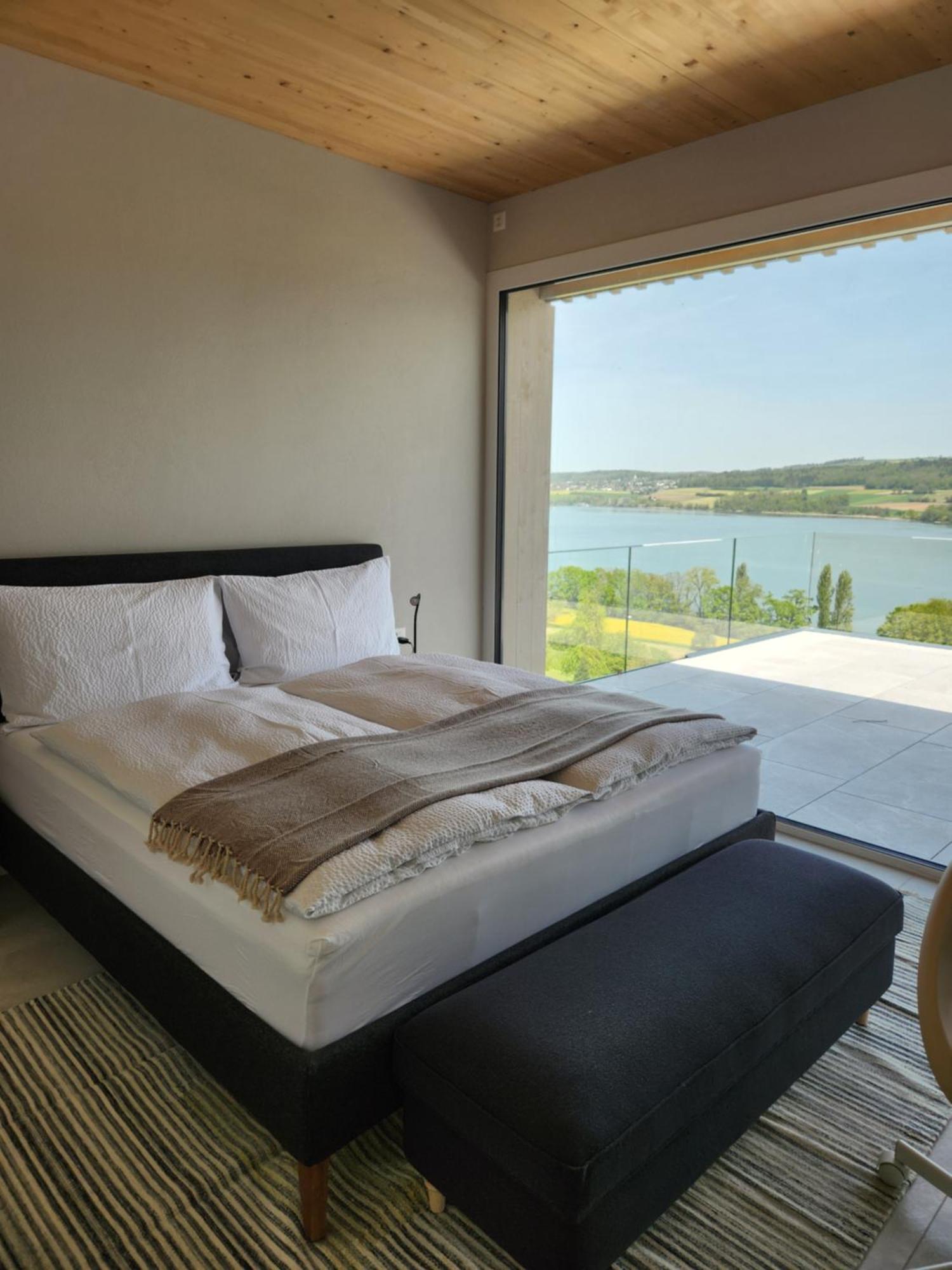 Lakeview Guest Rooms With Huge Rooftop Terrace Beinwil Dış mekan fotoğraf